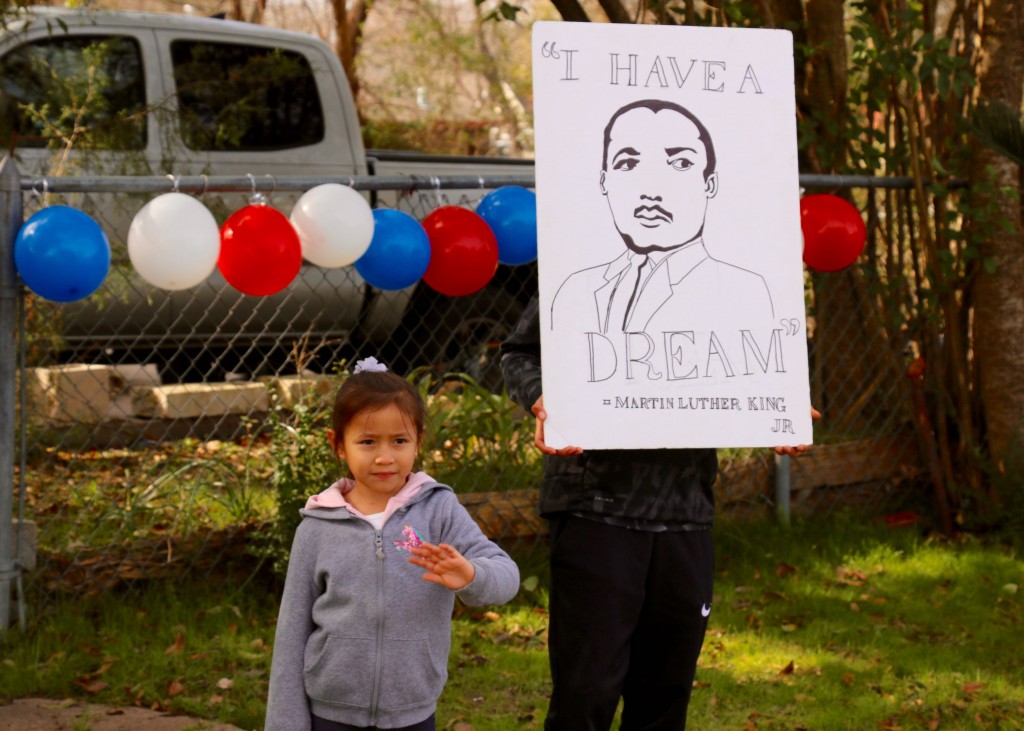 Girl Next to MLK Pic