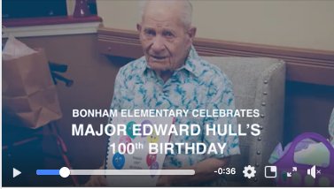 Major Hull's 100 Birthday